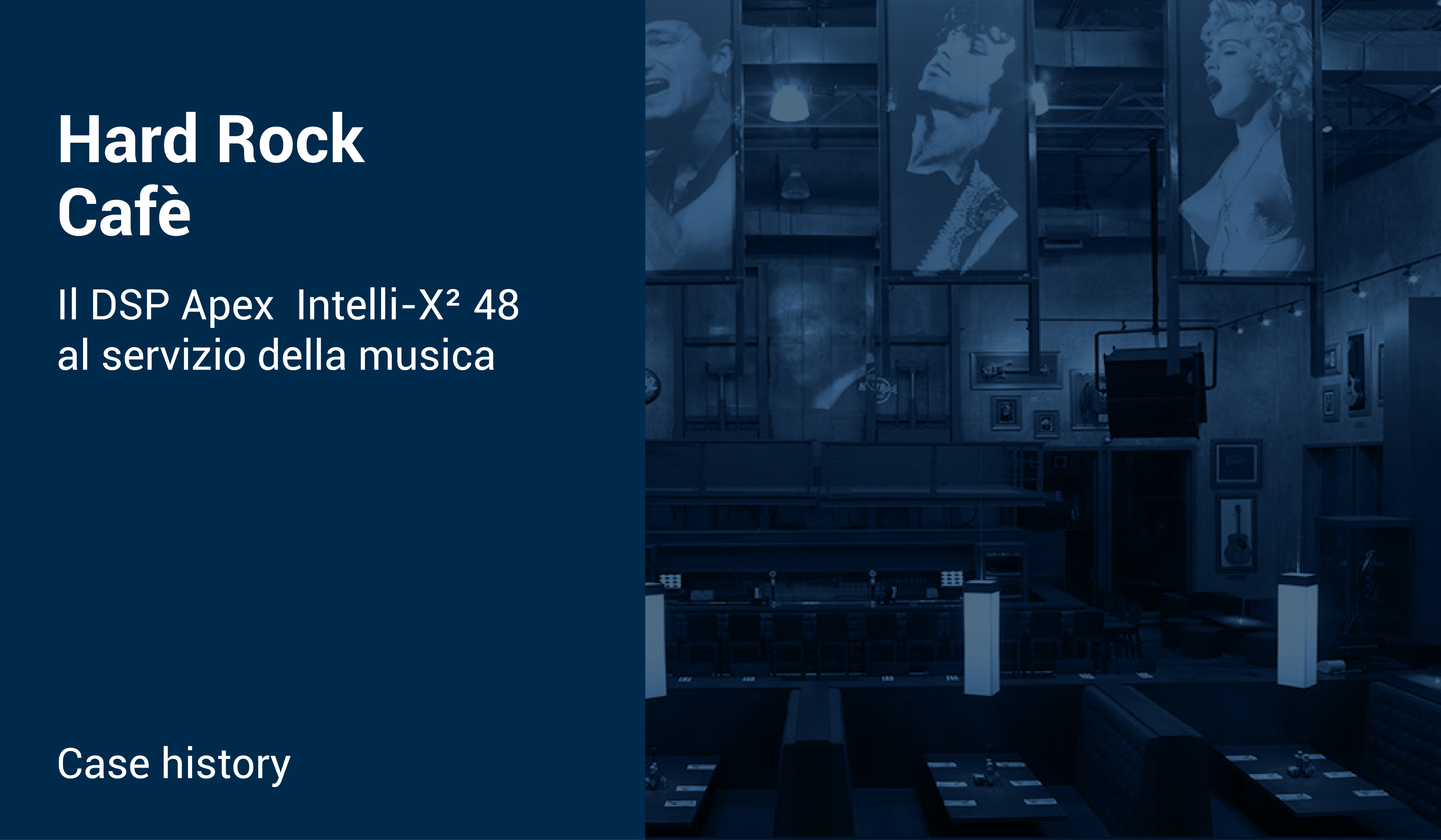 Ligra DS | Il DSP APEX Intelli-X² 48 all’Hard Rock Café