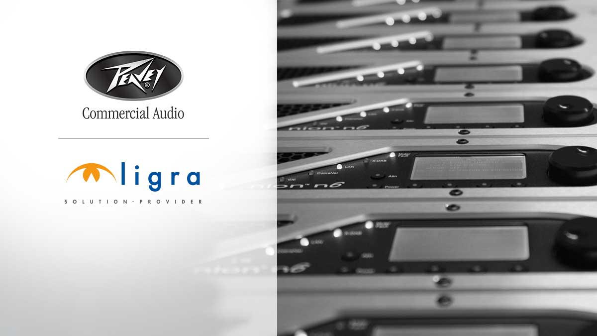 Ligra DS | Accordo di distribuzione tra Ligra DS e Peavey Commercial Audio