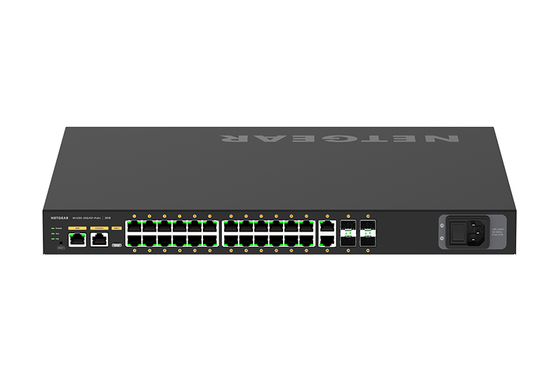 NETGEAR 24x1G PoE+ 480W 2x1G and 4xSFP+ Managed Switch