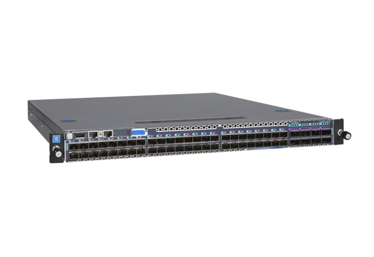 48x10G/25G SFP28 and 8x100G QSFP28 Managed Switch