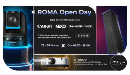 Ligra DS vi aspetta a ROMA all’Open Day