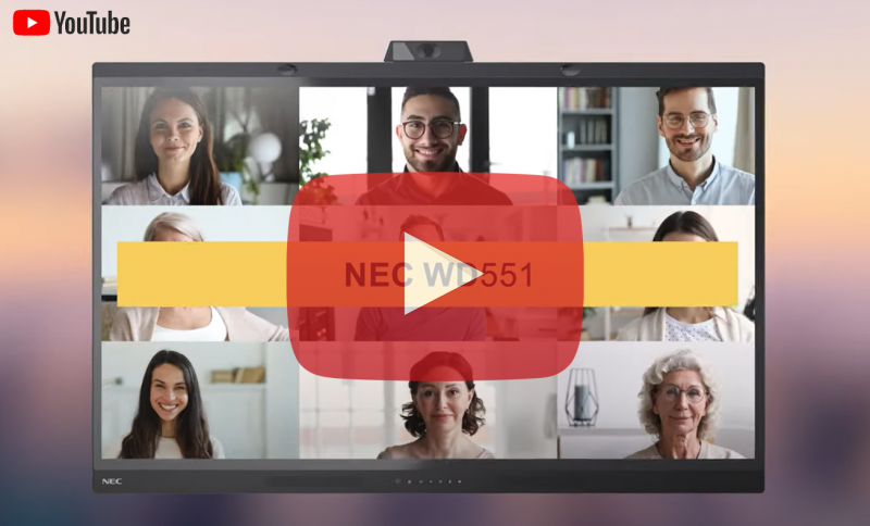 Video MultiSync® WD551 - Promozione Seeing is Believing di Sharp/NEC